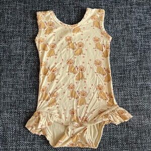 Kate Quinn Sleeveless Ruffle Leg Bodysuit Size 12-18 Months